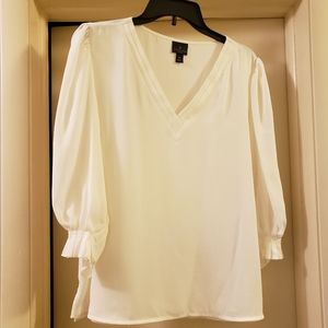 Dressy white blouse